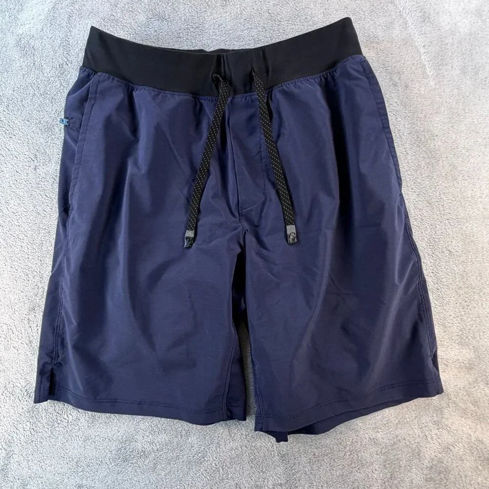 Fabletics Shorts Men’s Small Navy Drawstring Athletic 9